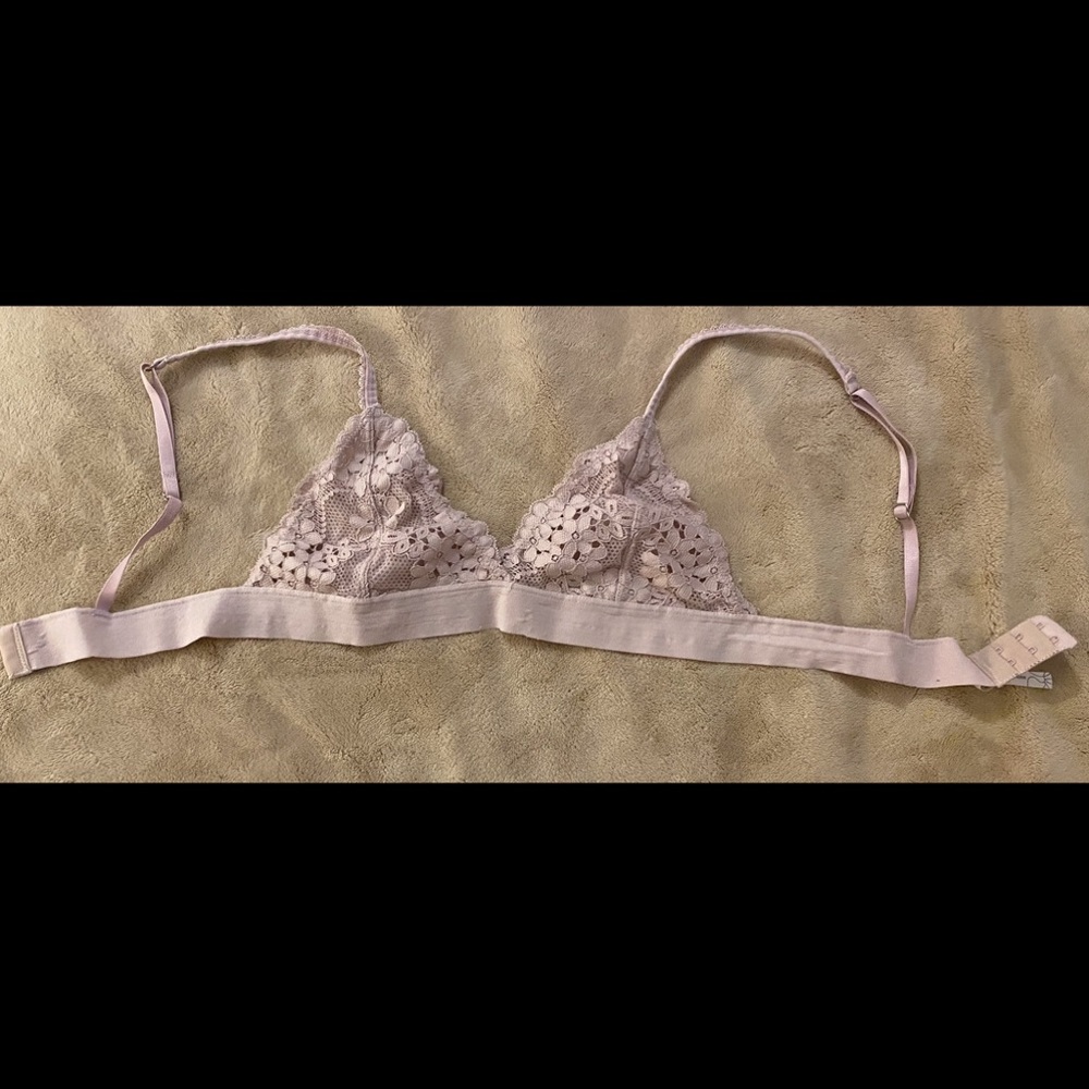 ANEMONE- Lilac Lace Bralette - Small